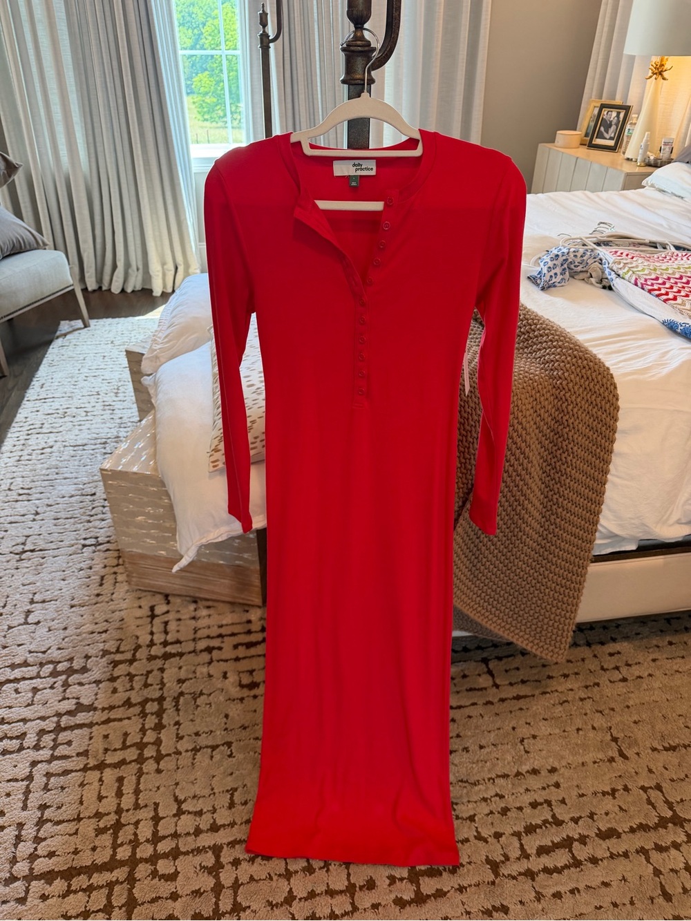 NEW- Daily Practice Anthropologie cotton maxi